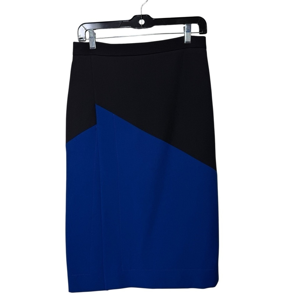 BCBGMaxAzria Skirt two tone Black and  Royal Blue - Picture 8 of 15